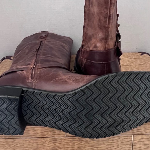 VINTAGE still NIB Charlie 1 Horse by Lucchese- MD Harness Pedestrian Boots 9.5 - Picture 9 of 9